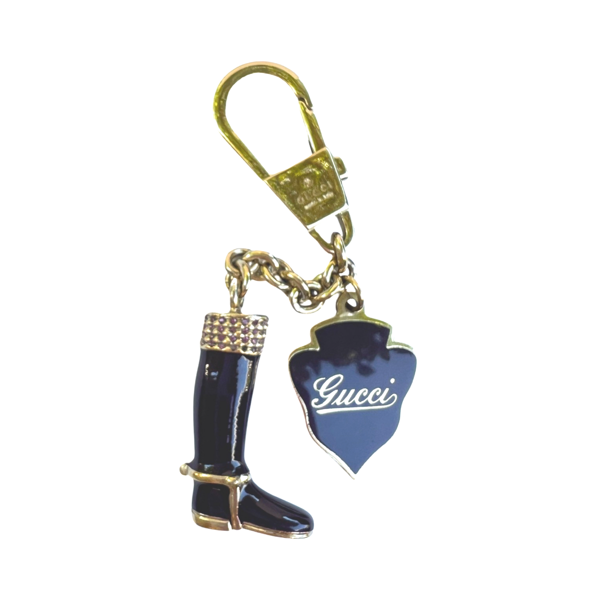 Repurposed Designer Keychain 