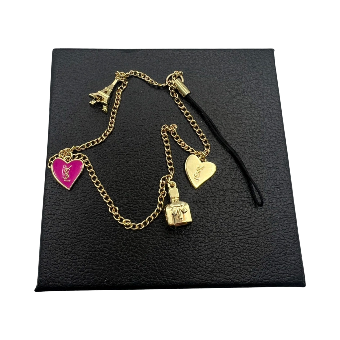 Repurposed YSL Gold Heart Necklace