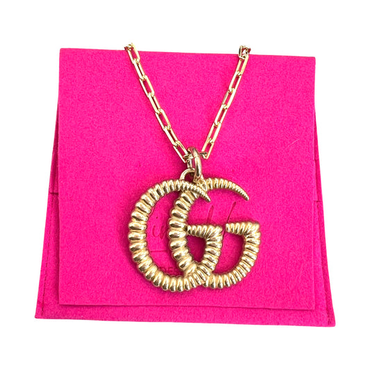 Repurposed Large GG Marmont Necklace