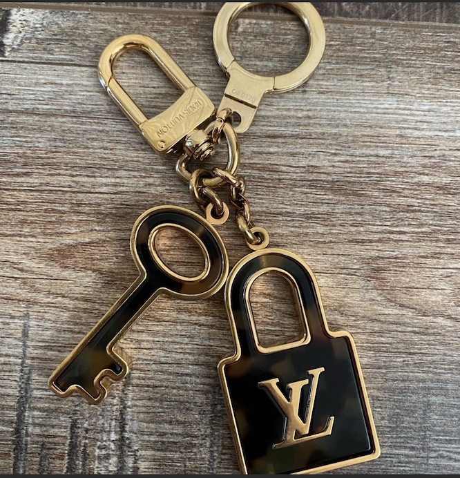 Shop Louis Vuitton Monogram Lock Pendant (MONOGRAM LOCK PENDANT