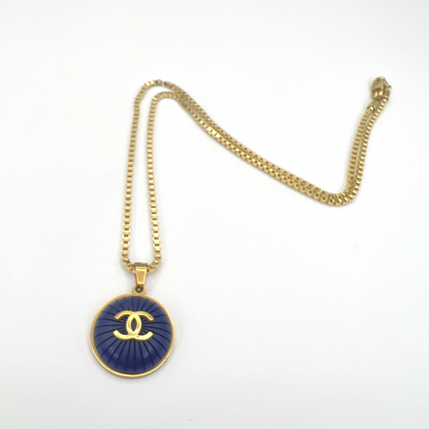 Repurposed CC Midnight Blue Necklace